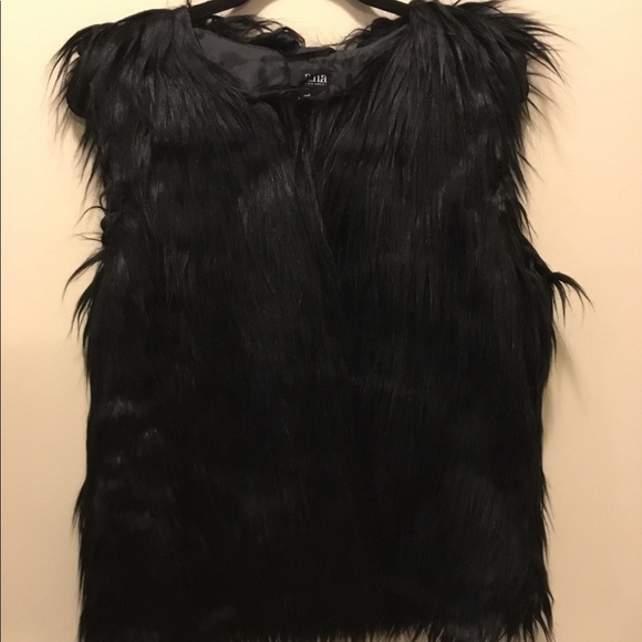 a.n.a Other - ANA Black Faux Fur Vest